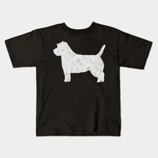 Cairn Terrier Dog Vintage Kids T-Shirt by KAWAIITEE